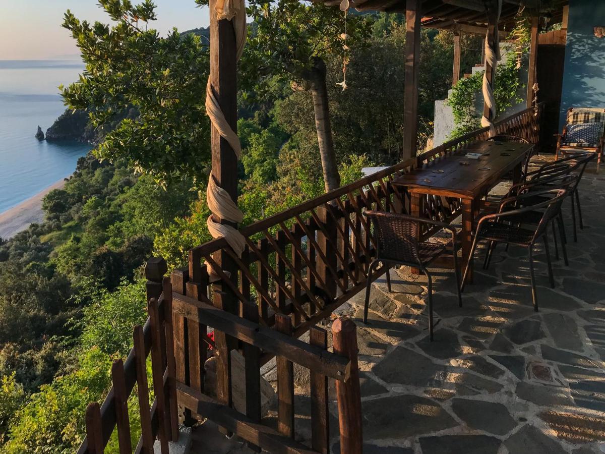 Villa Balcony On The Rocks Agioi Saranta Exterior foto