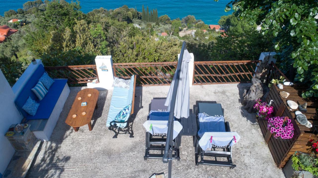 Villa Balcony On The Rocks Agioi Saranta Exterior foto